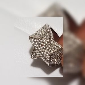 sliver hip hop ring size 11